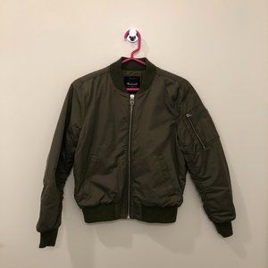 Madewell | Green Bomber Jacket